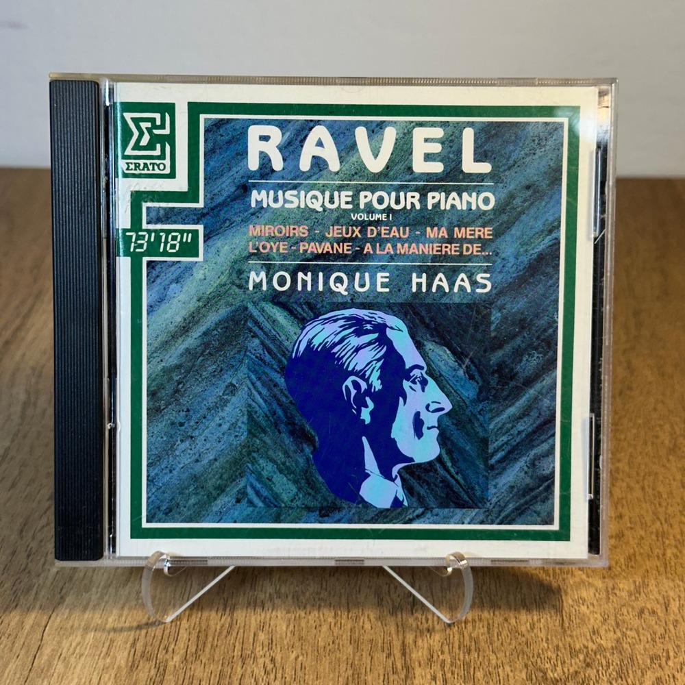 Erato Ravel Musique Pour Piano Vol 1 Monique Haas CD ECD 71570 Excellent Miroirs